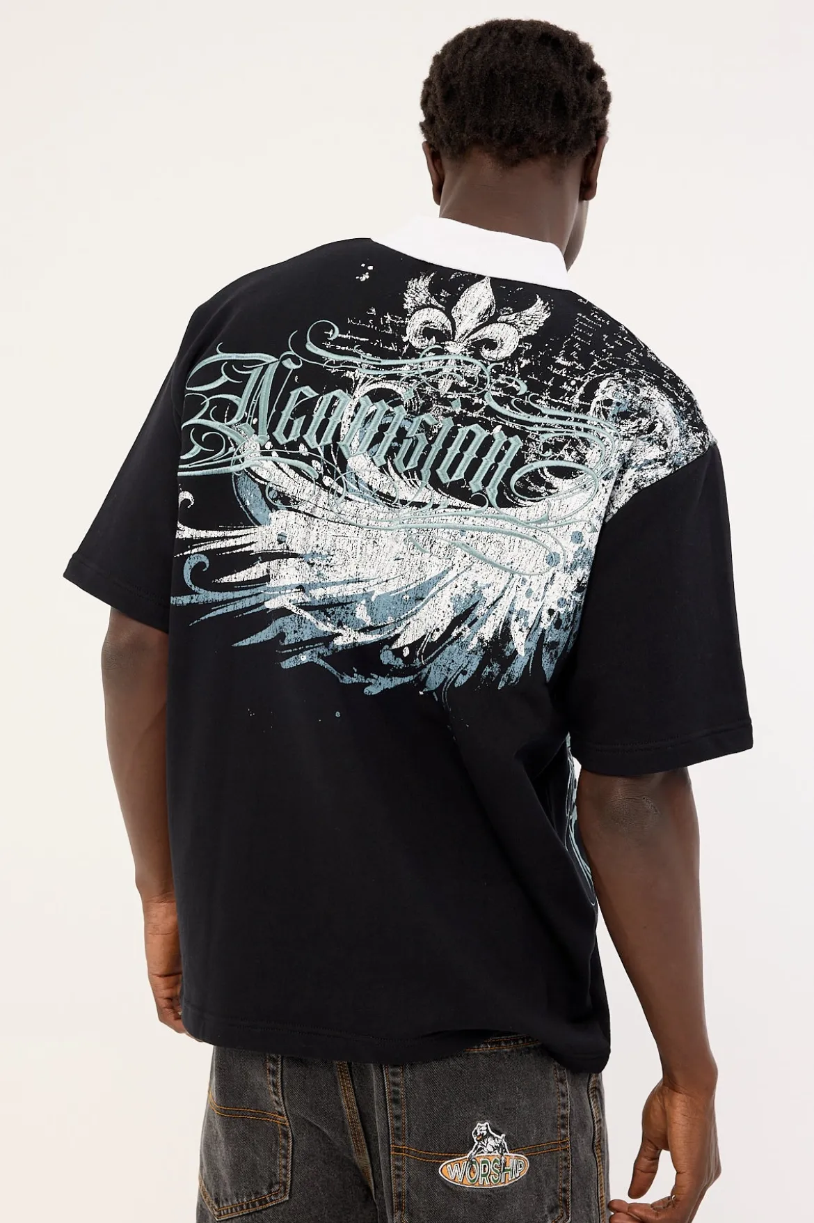 Soar Short Sleeve Rugby Polo Black