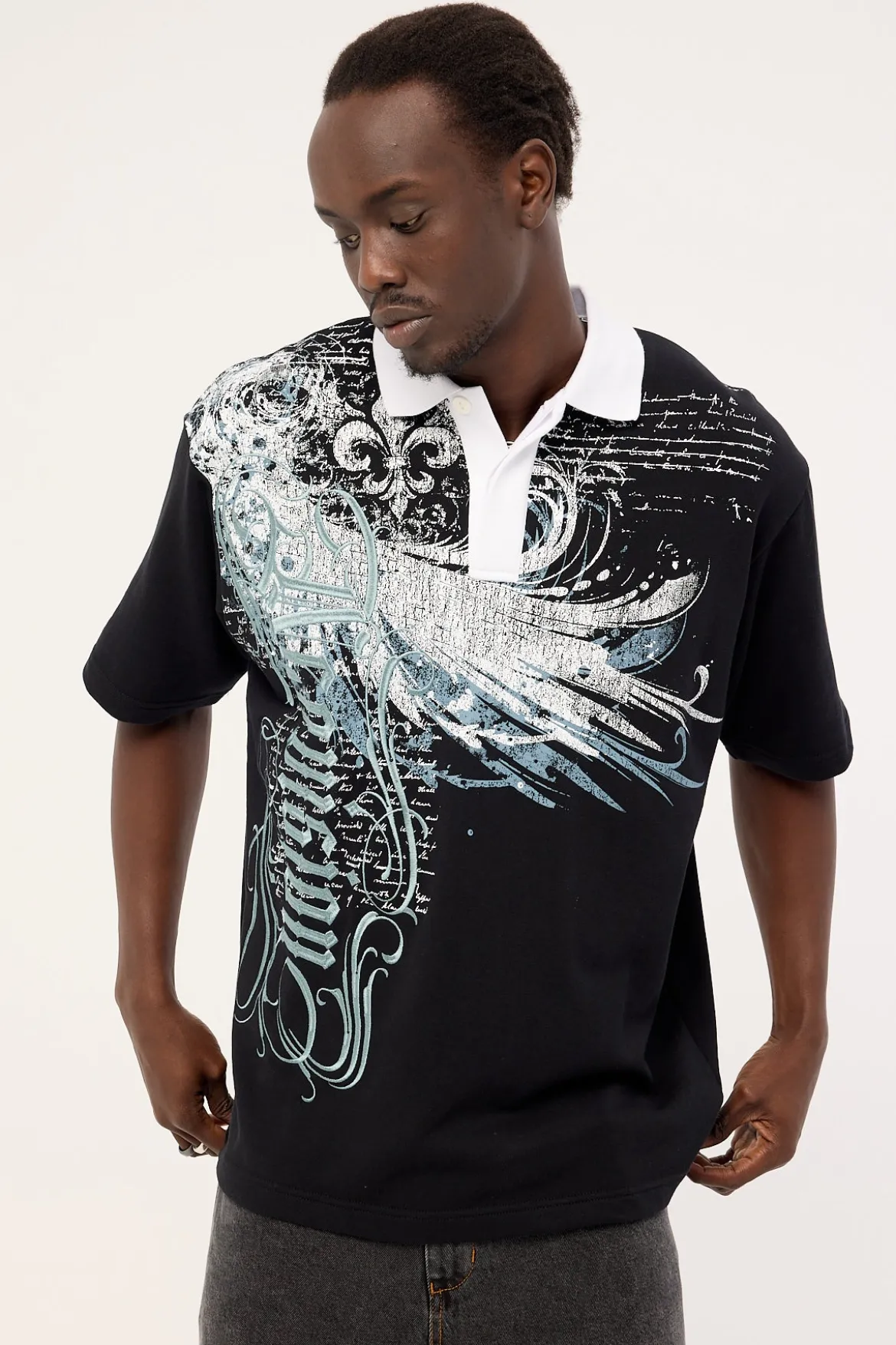 Soar Short Sleeve Rugby Polo Black