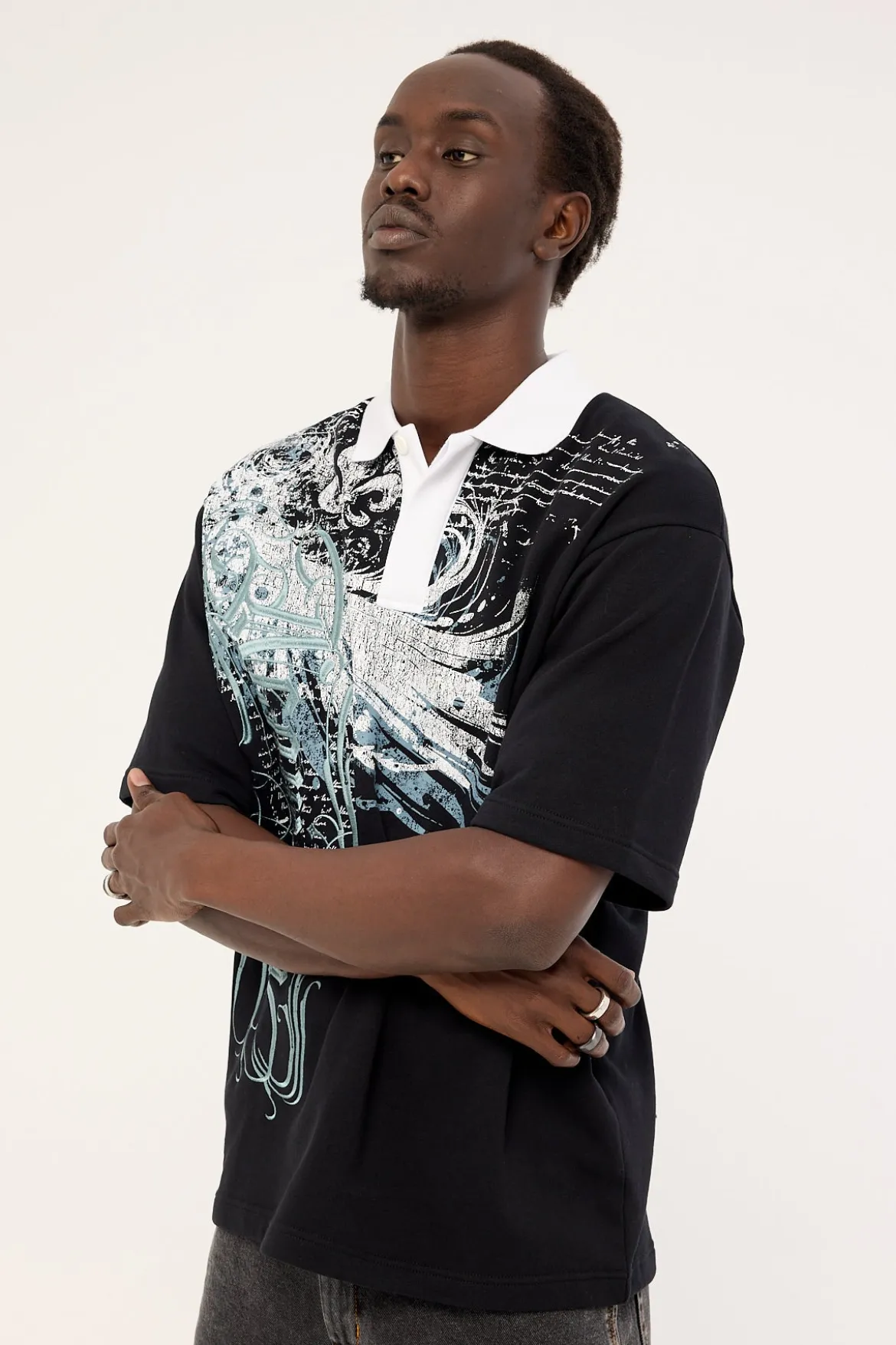 Soar Short Sleeve Rugby Polo Black