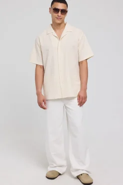 Sorrento Baggy Linen Pant White