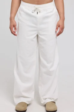 Sorrento Baggy Linen Pant White
