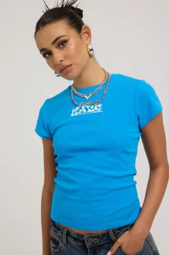 Spark Street Baby Tee Malibu Blue