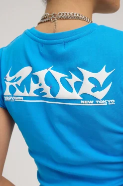 Spark Street Baby Tee Malibu Blue