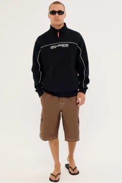 Spec 74 1/4 Zip Black