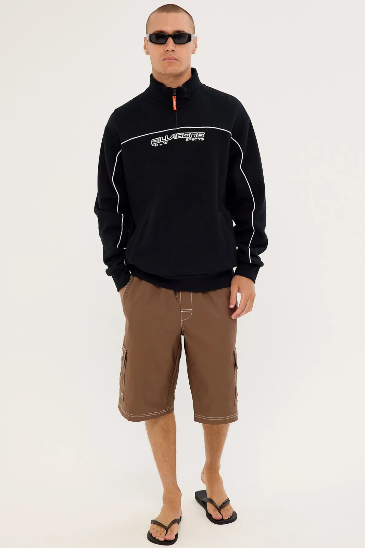 Spec 74 1/4 Zip Black