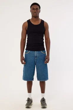 Spec 73 Bag Dog Denim Short Ocean Wash