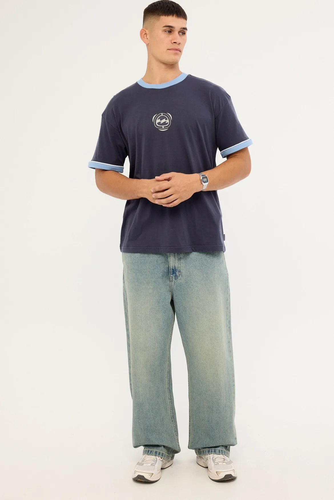 Spec 73 Ringer Tee Vintage Navy