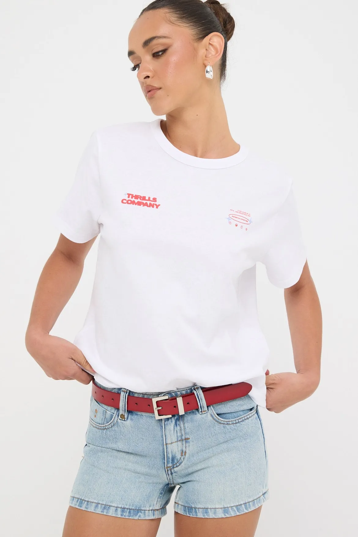 Specialty Service Relaxed Tee White
