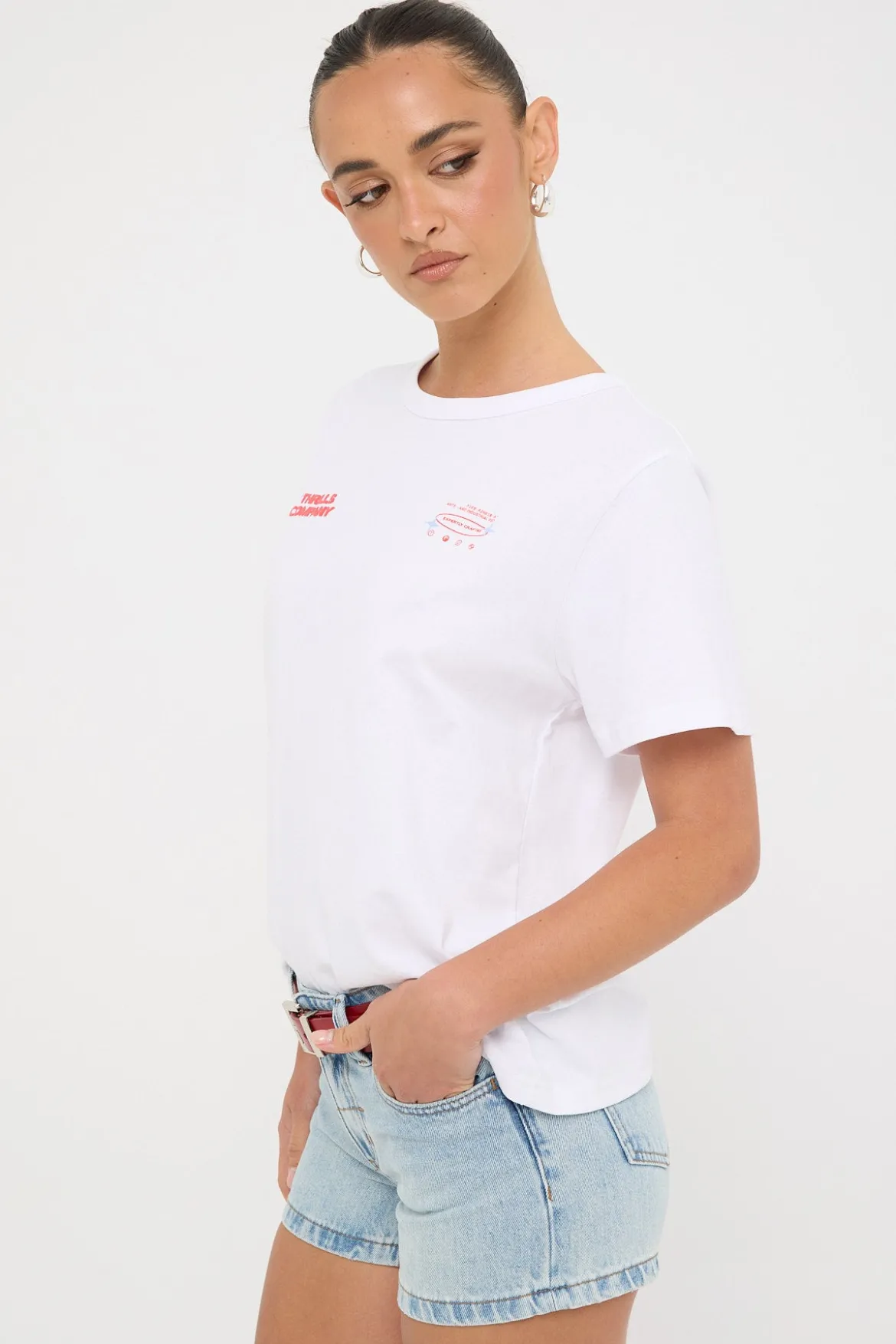 Specialty Service Relaxed Tee White