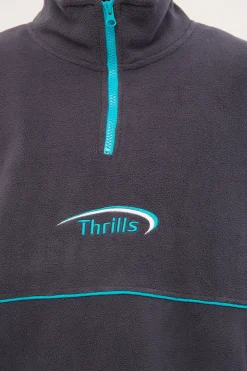 Sphere Quarter Zip Polar Fleece India Ink