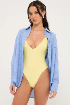 Spice Sunset One Piece Bodysuit Yellow