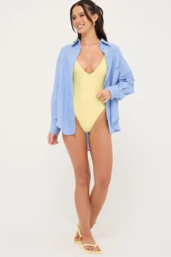Spice Sunset One Piece Bodysuit Yellow