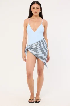 Spice Sunset One Piece Bodysuit Blue