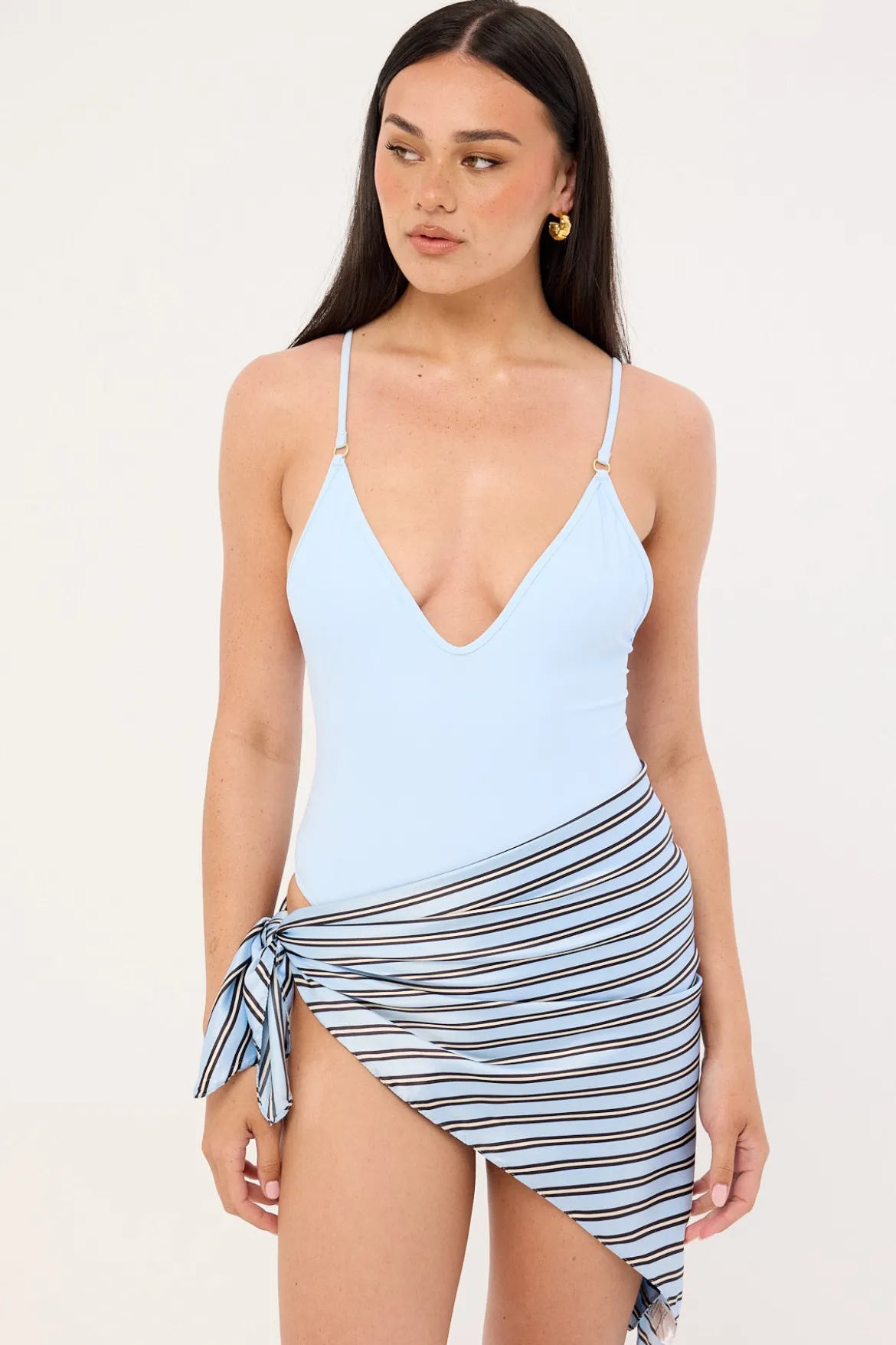 Spice Sunset One Piece Bodysuit Blue