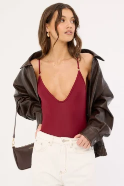 Spice Sunset One Piece Burgundy