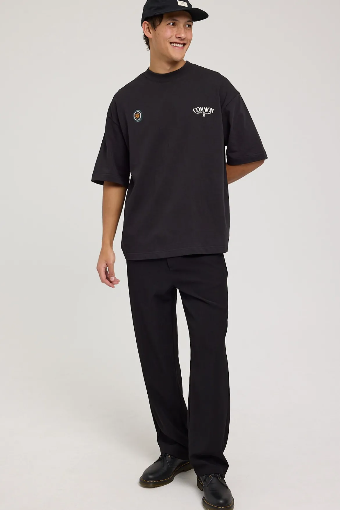 Spiced Whiskey Heavyweight Easy Tee Night Black