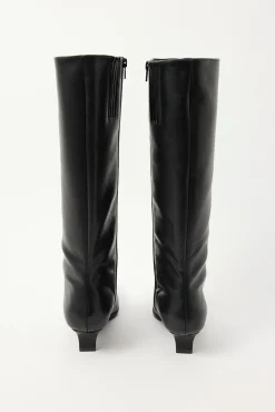 Spicy Smooth Boot Black