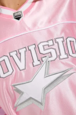 Spirit Number V Neck Jersey Pink