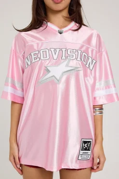 Spirit Number V Neck Jersey Pink