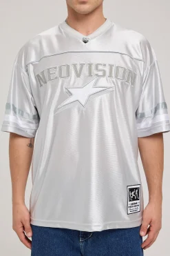 Spirit V Neck Jersey Silver