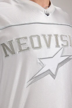 Spirit V Neck Jersey Silver