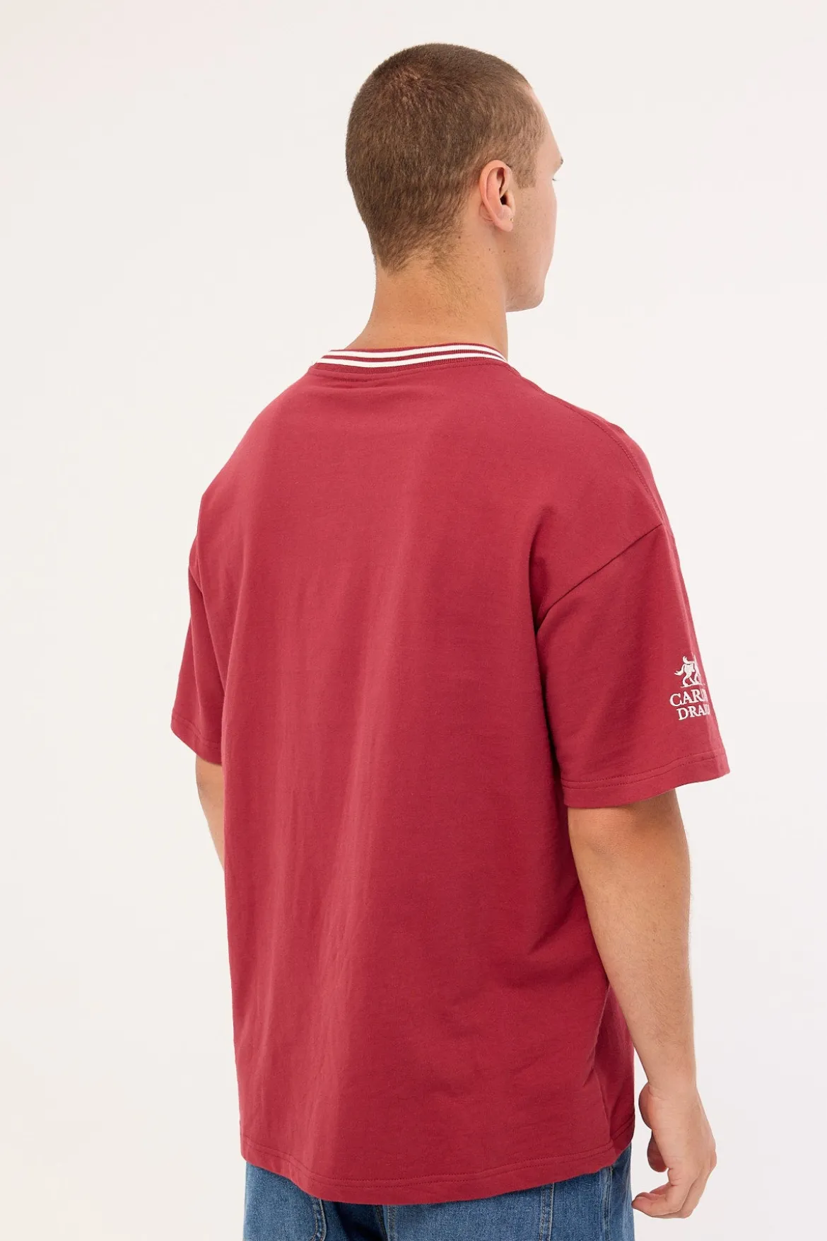 Spirits Loopback Raptor Tee Burgundy