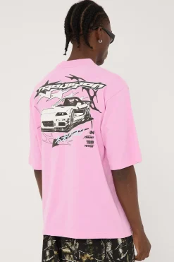 Spoiler Street Super Heavy Tee Pink