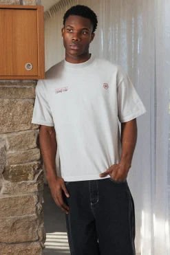 Sporting Brushed Easy Tee Washed Ice Grey