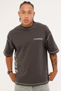 Spyro 2.0 Cropped Tee Charcoal