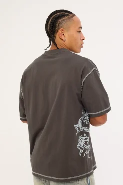 Spyro 2.0 Cropped Tee Charcoal