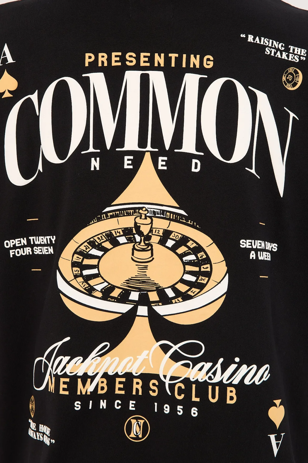 Stake Heavyweight Easy Tee Black