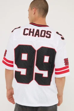 Star Football Jersey White/Red