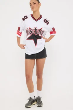 Star Football Jersey White/Red