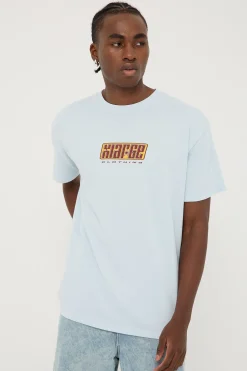 Star Slant Tee Pigment Blue