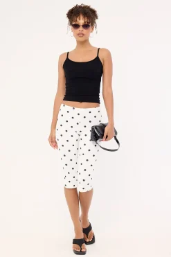 Starlet Capri Cream Polka