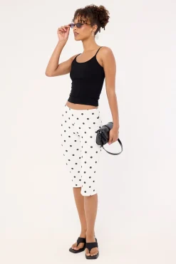 Starlet Capri Cream Polka