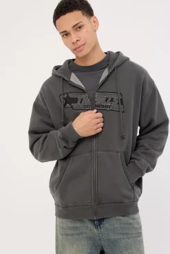 Starpower Zip Hood Fleece Merch Black