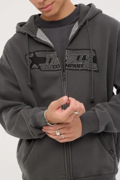 Starpower Zip Hood Fleece Merch Black