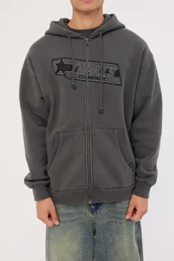 Starpower Zip Hood Fleece Merch Black