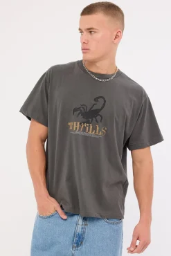 State Of Disorder Merch Fit Cropped Tee Merch Black