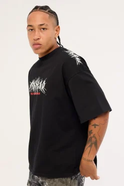Stay Bad Box Tee Vintage Black