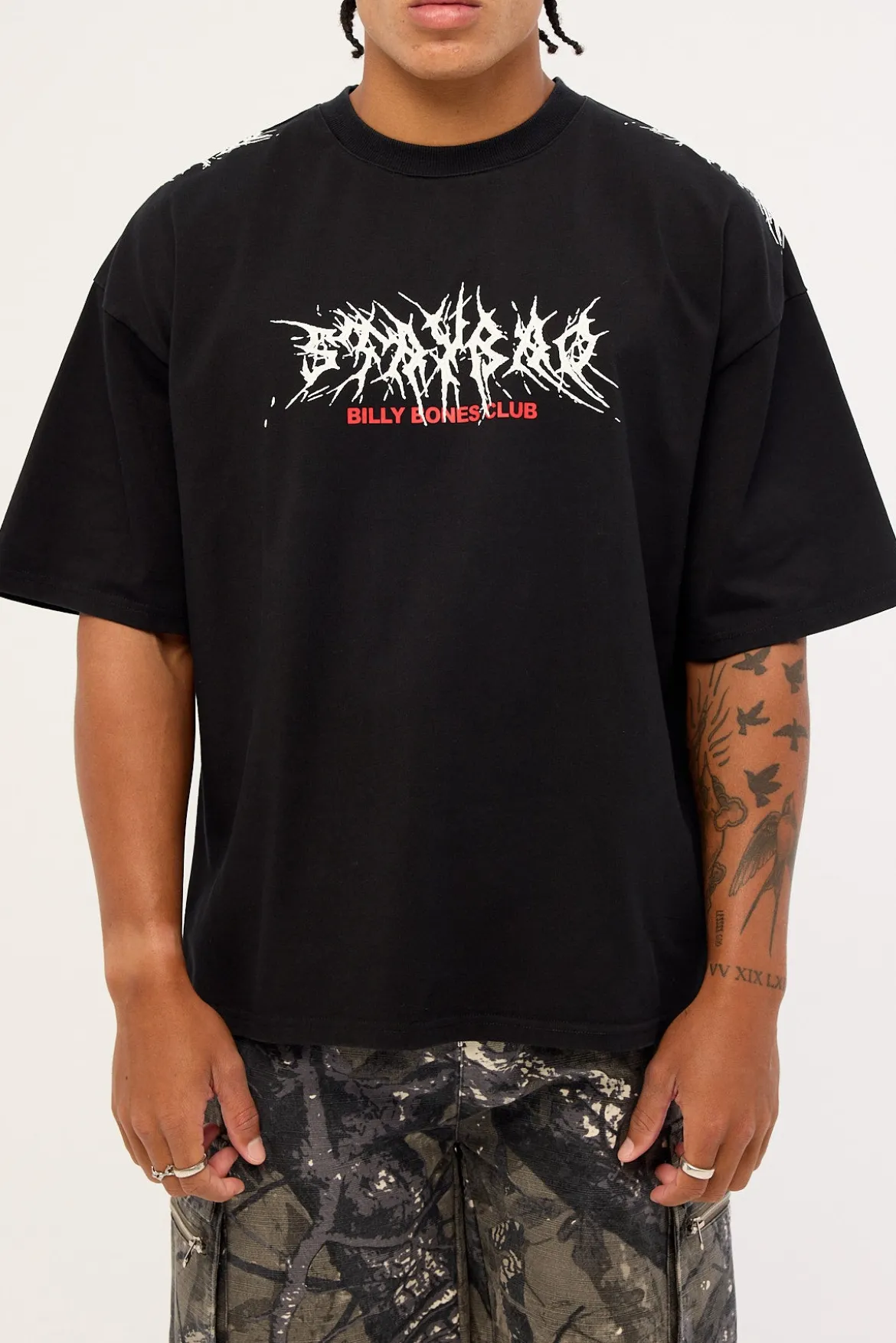 Stay Bad Box Tee Vintage Black