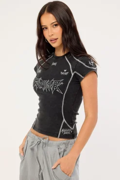 Steelheart Nano Tee Washed Black