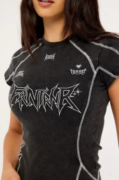 Steelheart Nano Tee Washed Black