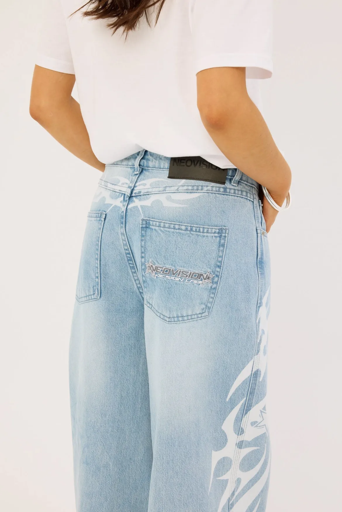 Stencil Dyno Low Baggy Jean Light Blue Denim