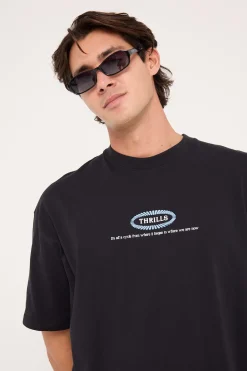 Still Life Box Fit Oversize Tee Anthracite