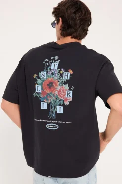Still Life Box Fit Oversize Tee Anthracite