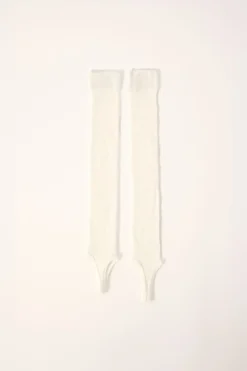 Stirrup Leg Warmers Cream
