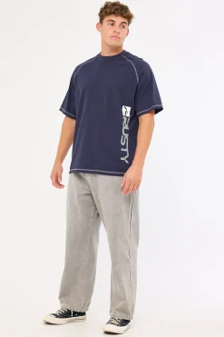 Stone Cold Tee Navy Blue