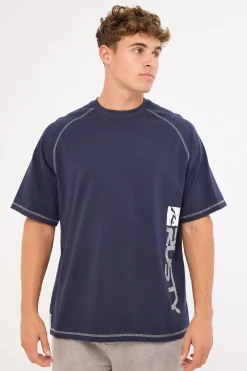 Stone Cold Tee Navy Blue